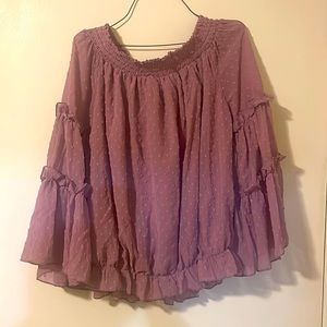 Blush colored blouse 🌸